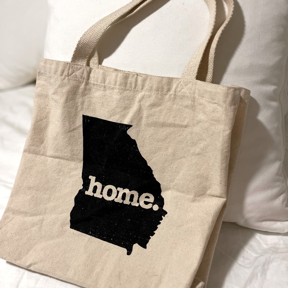 Canvas “GA” Shopping Bag